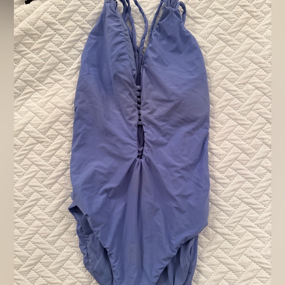 Malai Swimwear Light Blue One-Piece Swimsuit